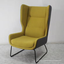 Mobiliário de Design de Casa Cadeira de Sala Clássica com Pernas de Metal